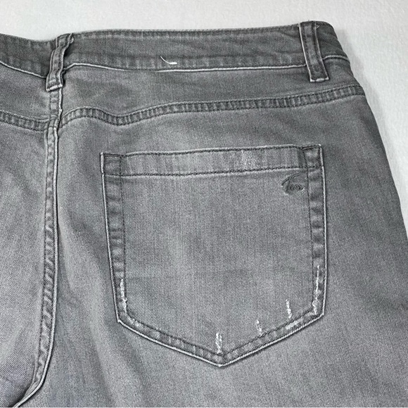 Two By Vince Camuto Jeans Women's 34/14 Gray Charcoal Distressed Denim TAG 32/14 - Picture 12 of 16